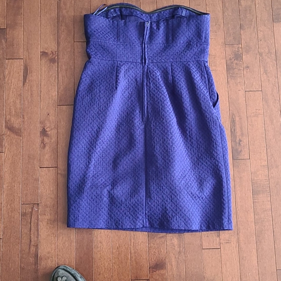 Ladies indigo strapless dress - Picture 2 of 2